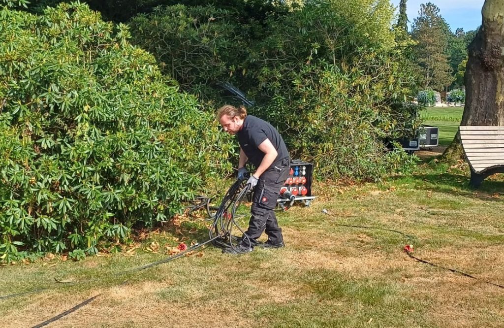 Strom, Veranstaltungstechnik, Brähler, Schloss Lembeck, FineArts Kunstmarkt
